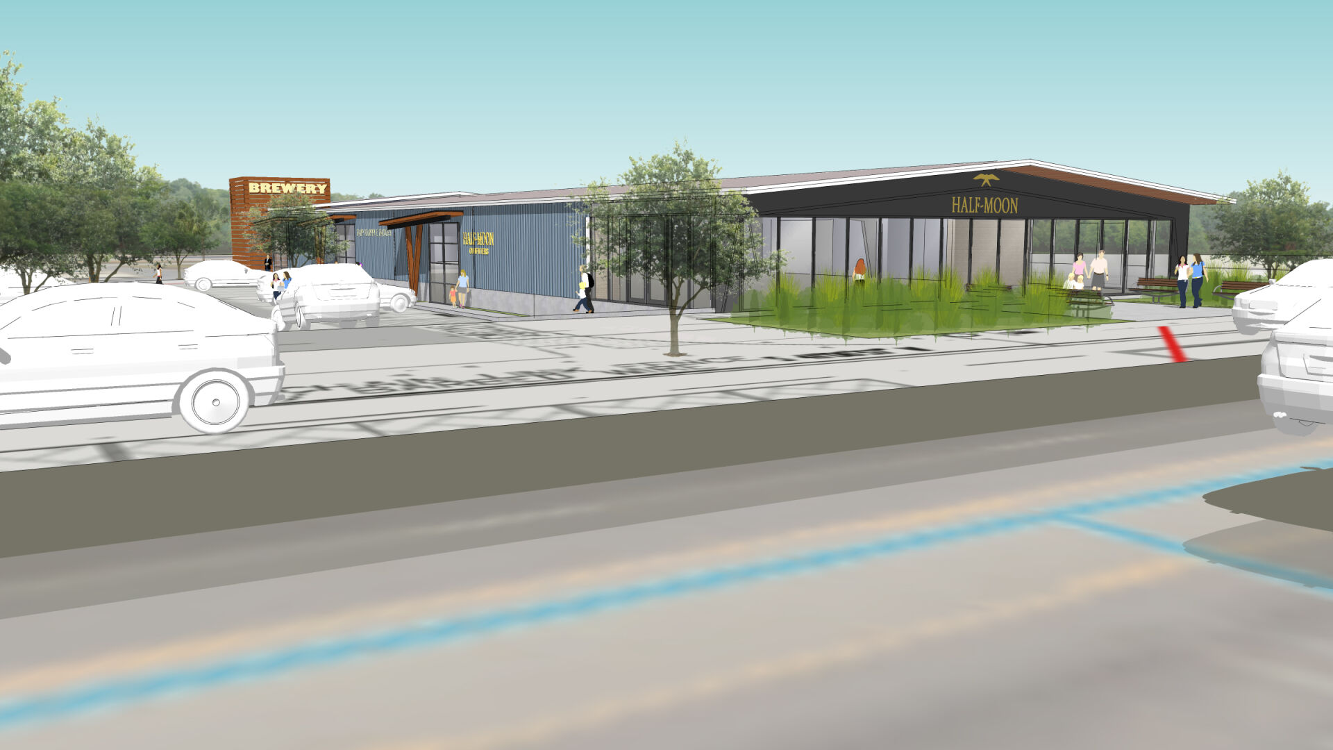 Half-Moon Outfitters Summerville location rendering